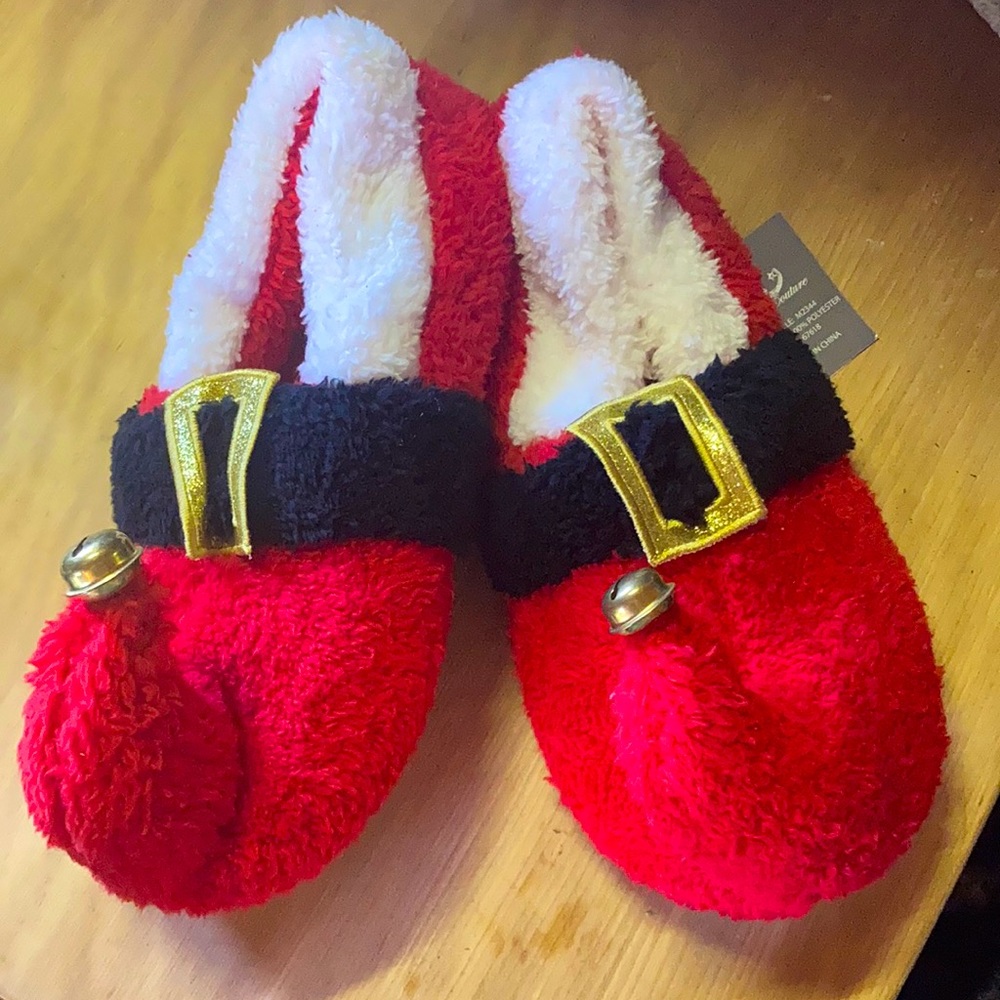 NWT NEW Christmas Elf Slippers Size 7/8